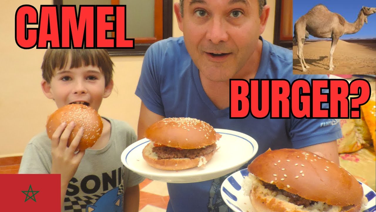 We Traveled To The South Of MOROCCO And Tried Some CAMEL BURGERS 🇲🇦