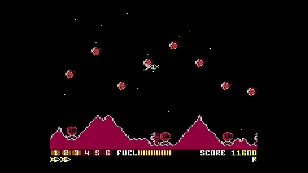 MiSTer (FPGA) Atari 800: Scramble (Homebrew 2018)