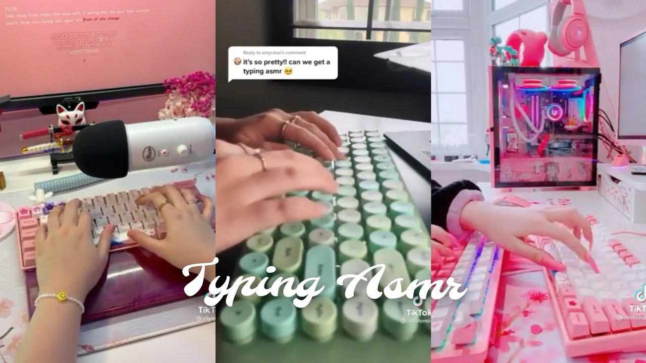 Extremely Relaxing Keyboard Typing ASMR | TikTok compilation