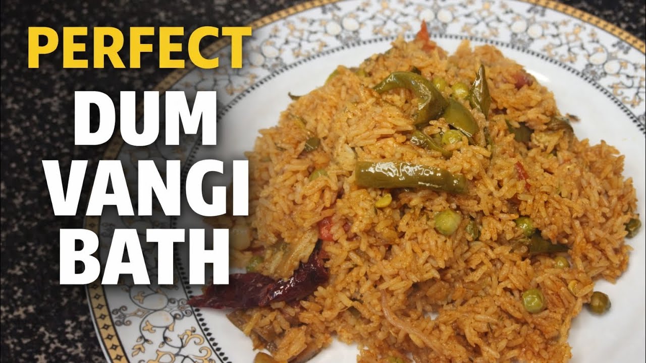ದಮ್ ವಾಂಗಿ ಬಾತ್ ದೇವಾಲಯ ಶೈಲಿ | Perfect Dum Vangi Bath Temple Style #vangibath #brinjalrecipe #temple 