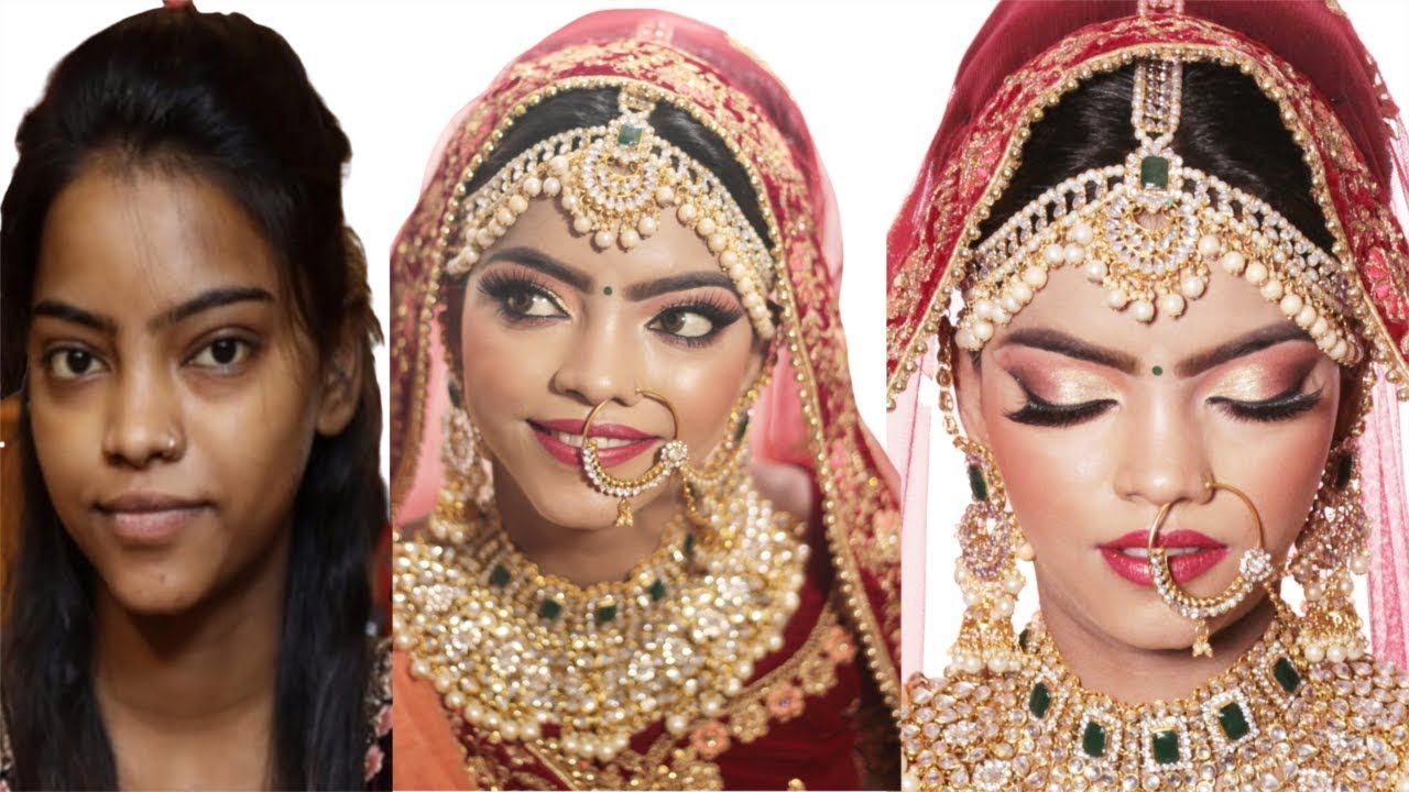 Amazing Dark Skin Bridal Makup Tutorial