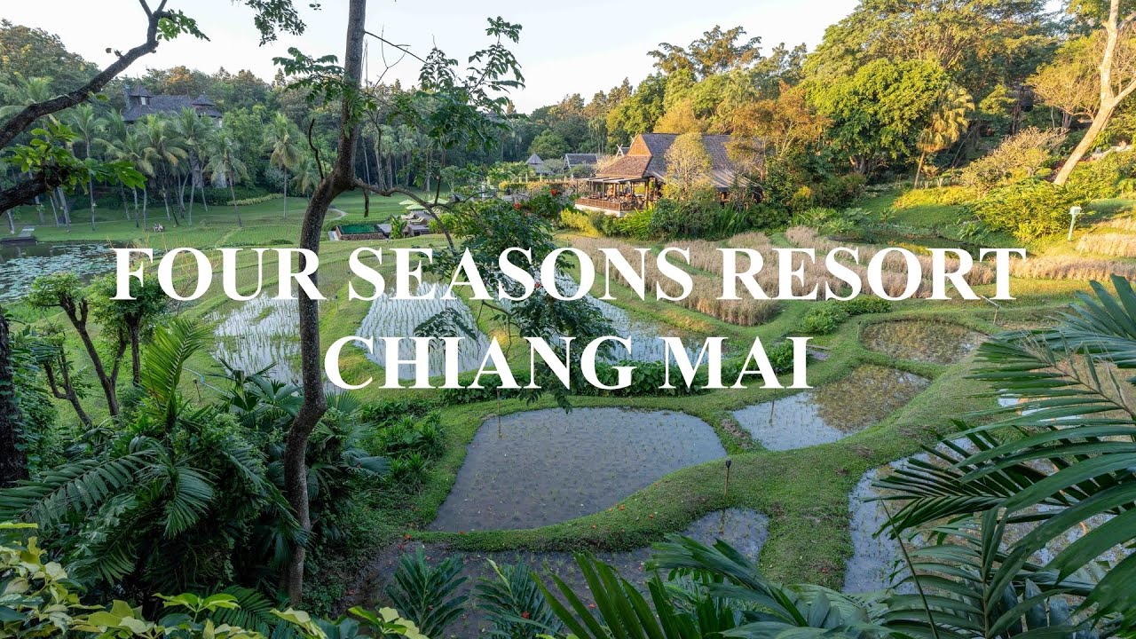 フォーシーズンズリゾート　チェンマイは地上の楽園でした！夜は「コムローイ」も！　Four Seasons Resort Chiang Mai