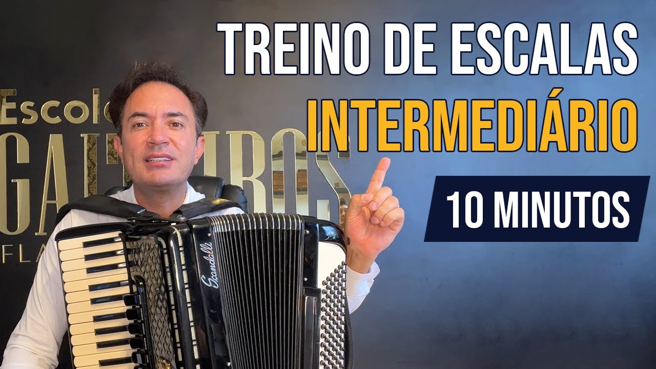 AULA DE ACORDEON | TREINO DE 10 MINUTOS