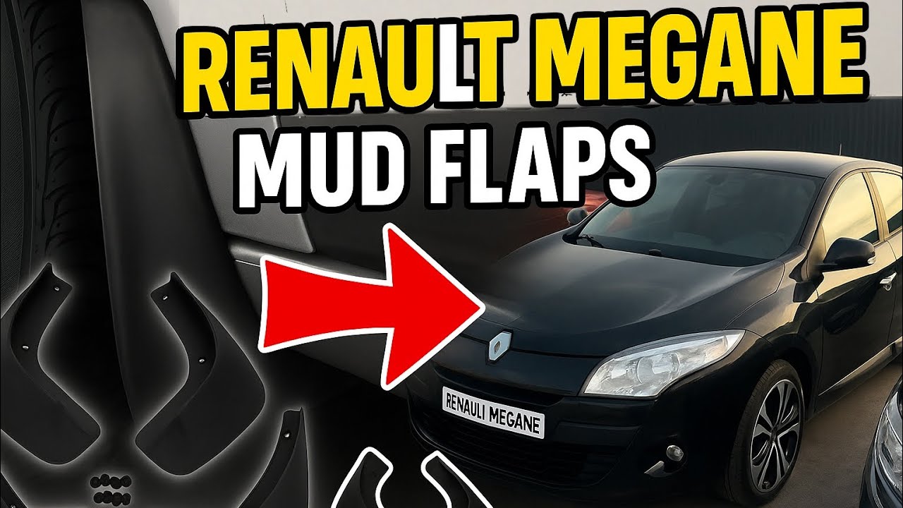 #Megane3xRuSt Передні бризговики Renault Megane/Fluence 3 Front Mud Flaps