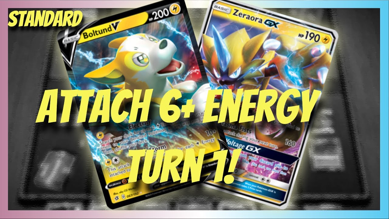 Turbo Boltund Attaches Lots of Energy | Pokemon TCG