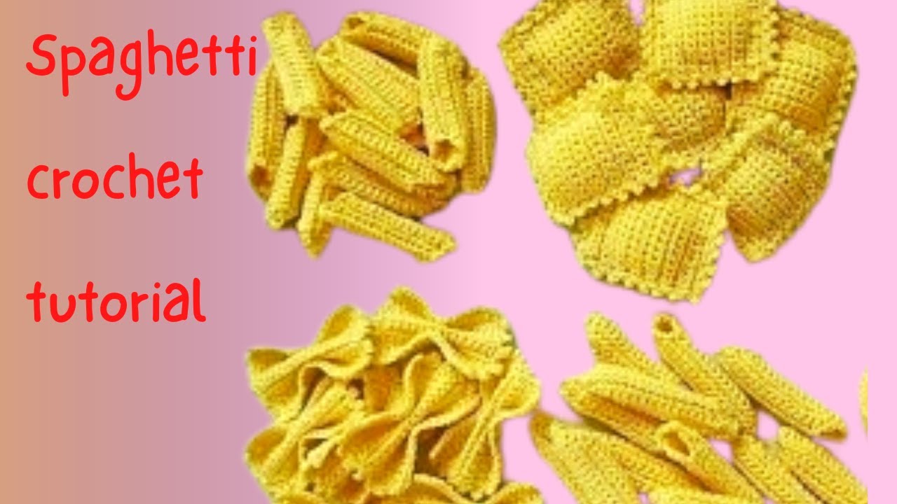 How to crochet veru easy spaghetti pattern for beginners