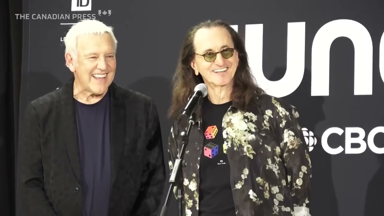 Alex Lifeson and Geddy Lee of Rush Press Conference | Juno Awards