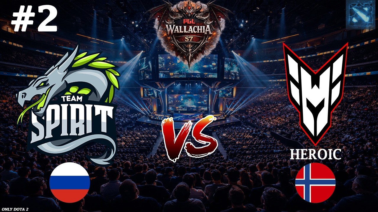 СПИРИТЫ КАК В СТАРЫЕ ДОБРЫЕ! | Spirit vs Heroic #2 (BO3) PGL Wallachia S7