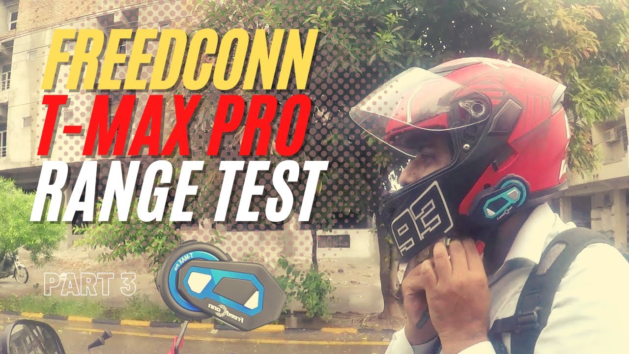 FREEDCONN T-MAX Pro | BLUETOOTH HELMET INTERCOM | RANGE TEST | PART 3