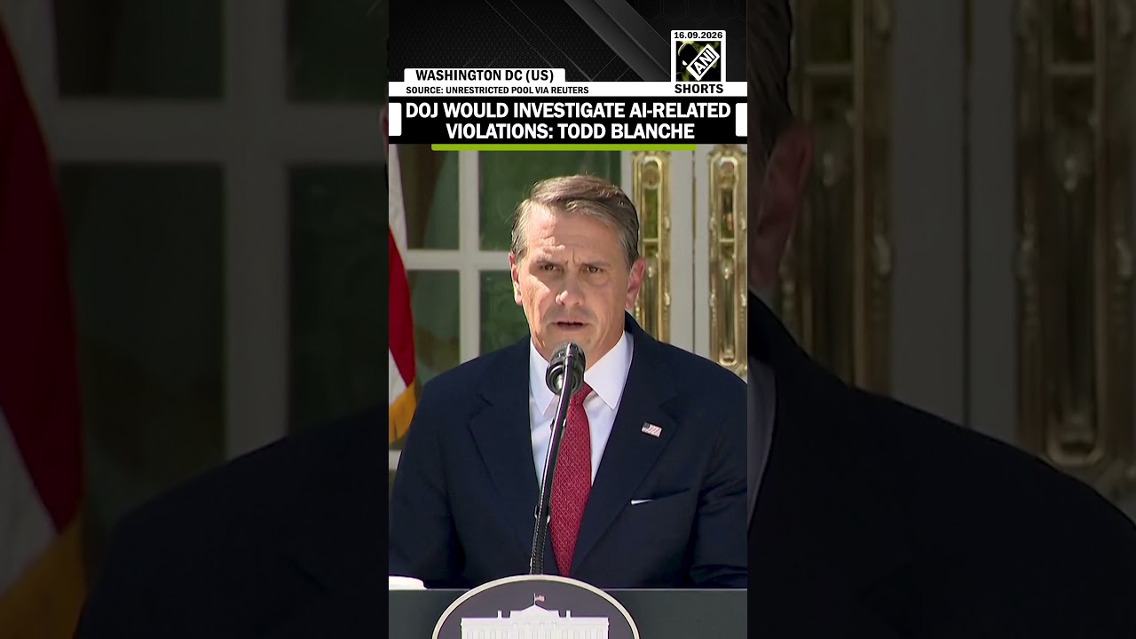 AG Todd Blanche says DOJ will investigate AI-related criminal violations, but not regulate AI