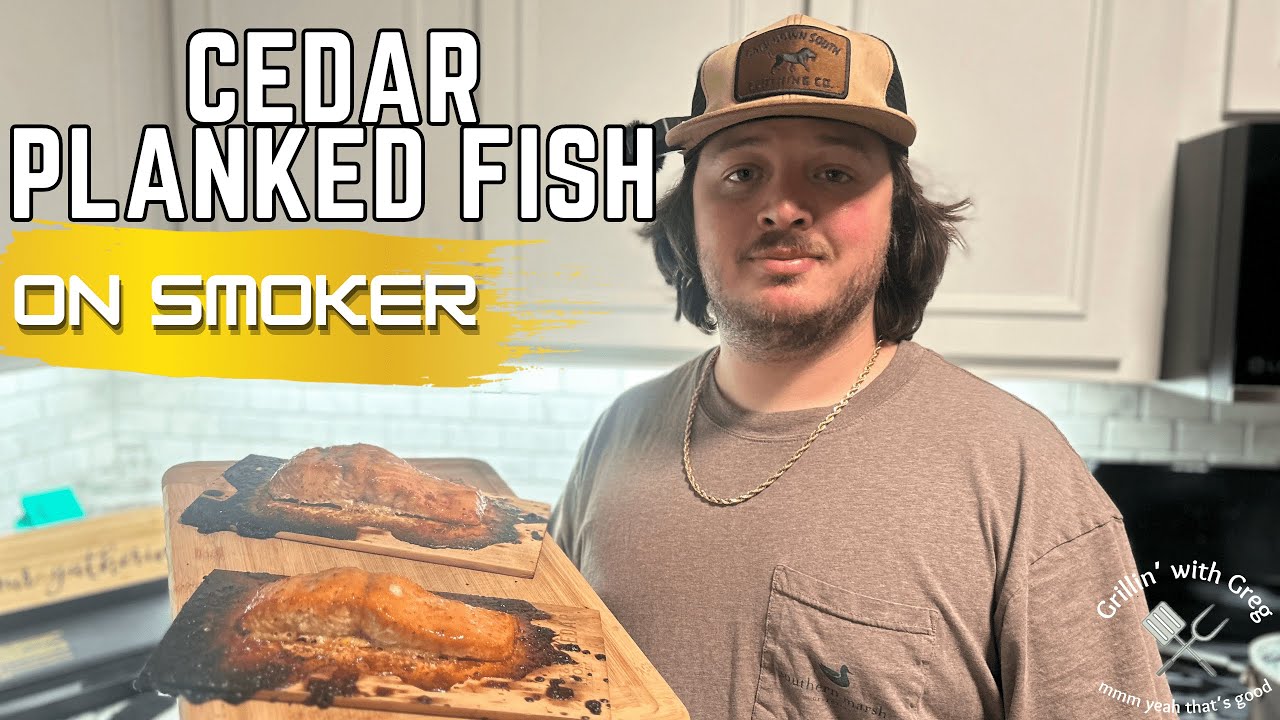 EASY Smoked CEDAR planked Salmon!!!
