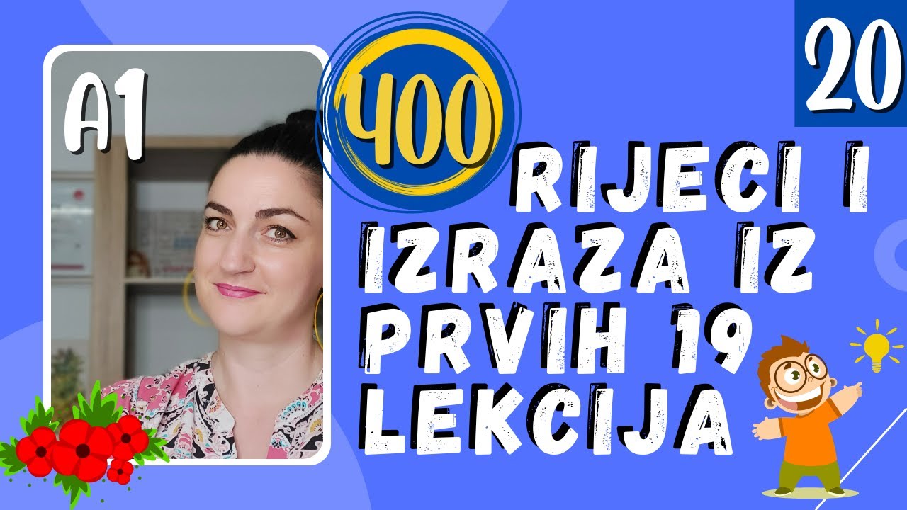 (20) TEST: 400+ RIJECI IZ PRVIH 19 LEKCIJA