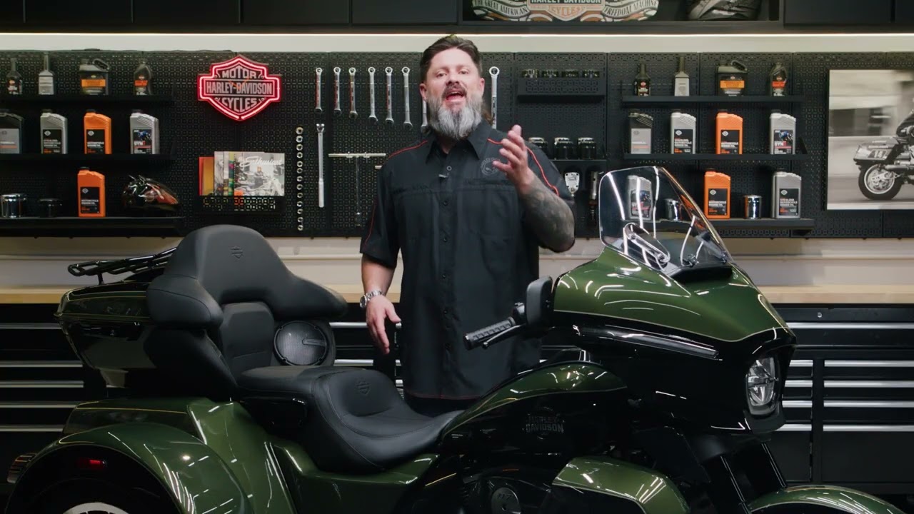 Check out new with the 2026 Harley-Davidson Trikes! Visit www.HDKEN.com for hours and directions. 