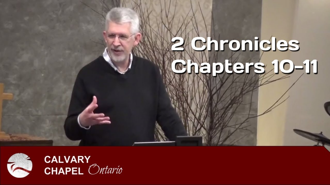2 Chronicles 10-11 From Wisdom to Foolishness