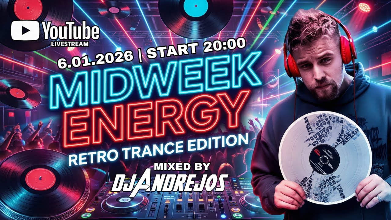 🎧🔥 MIDWEEK ENERGY | RETRO TRANCE EDITION  | DJ ANDREJOS LIVE 🎧 | 6.01.2026🚀 #trance #trancemusic #dj