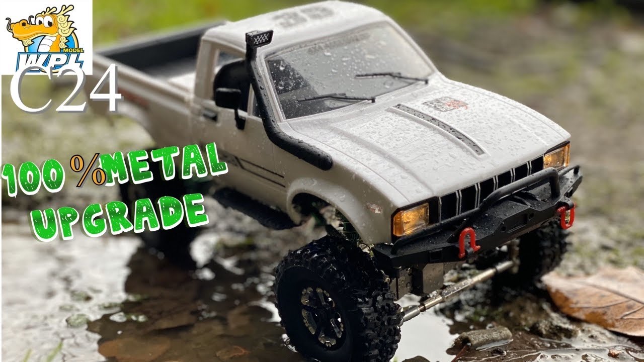 Ⓜ️ WPL C24 Metal Upgrade 100% Часть 3 Видео тест-драйва
