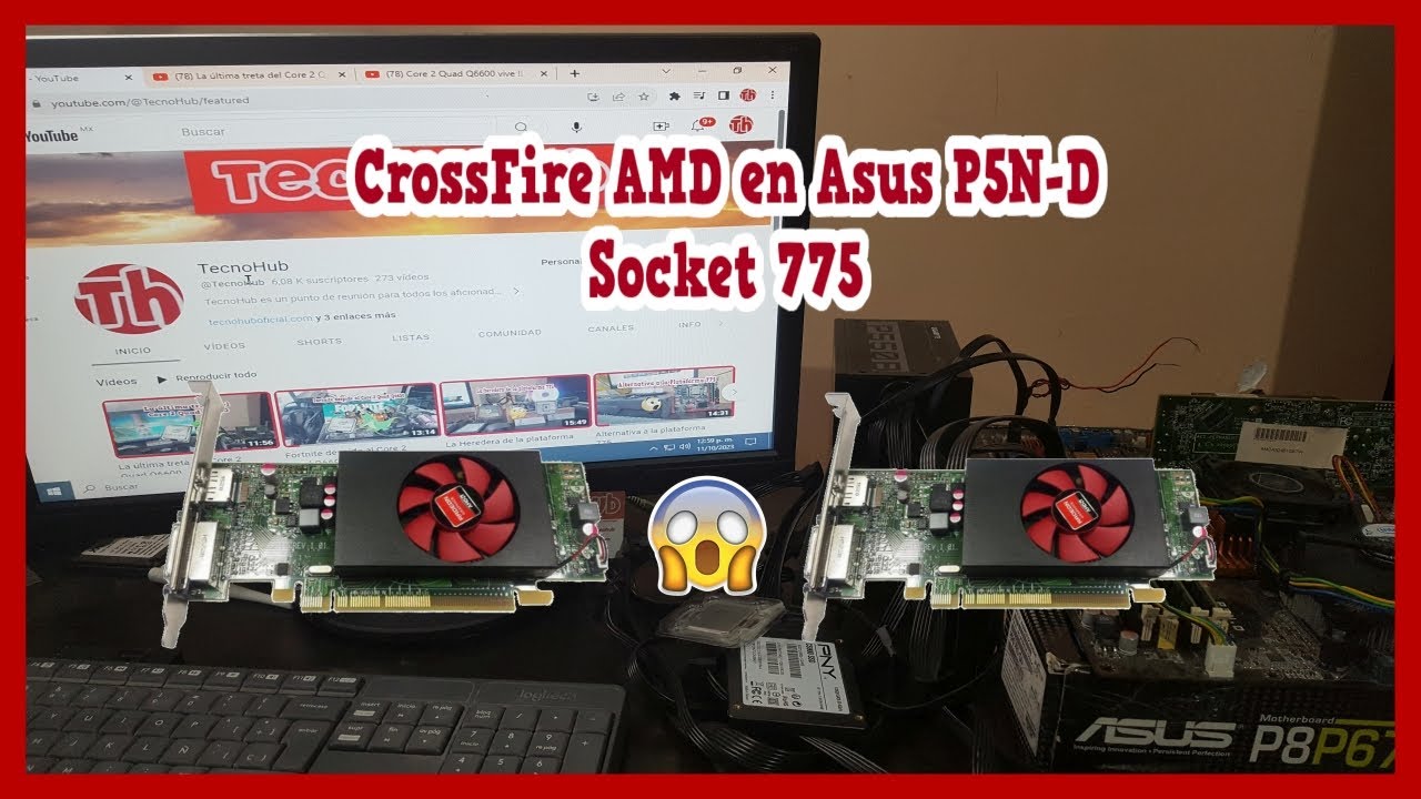 CrossFire AMD en Asus P5N-D Socket 775
