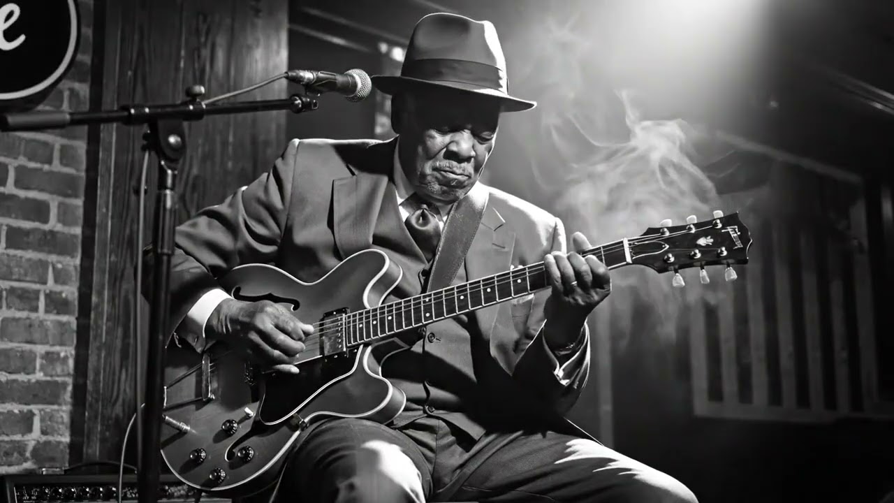 Muddy Waters, BB King, Jimi Hendrix Inspired – Vintage Chicago Blues Guitar & Soulful Blues Vibes