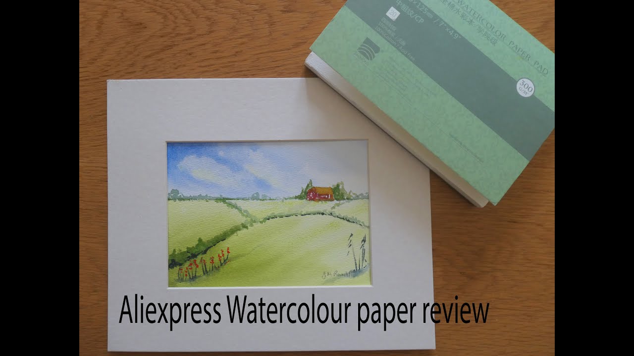 Watercolour paper from AliExpress review