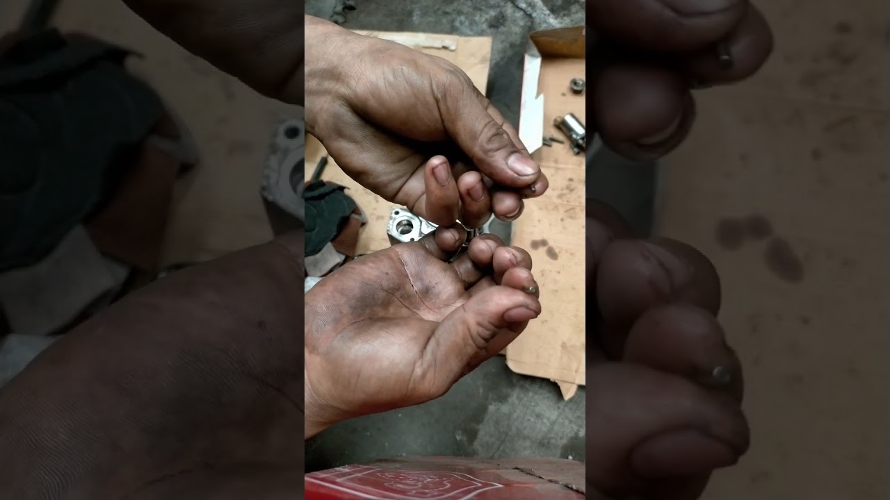 Assemble pressure pump of 4hl1 engine