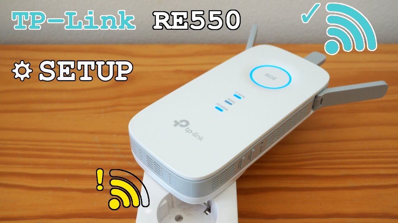 TP-Link RE550 Wi-Fi Extender Dual Band • Unboxing, installation, configuration and test
