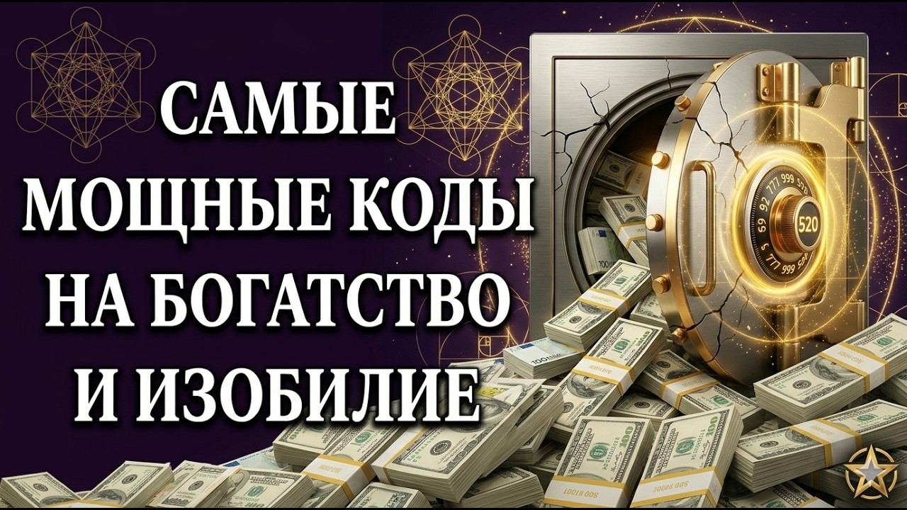 Твой денежный поток откроется после этих кодов. Мощная аудиоперепрошивка