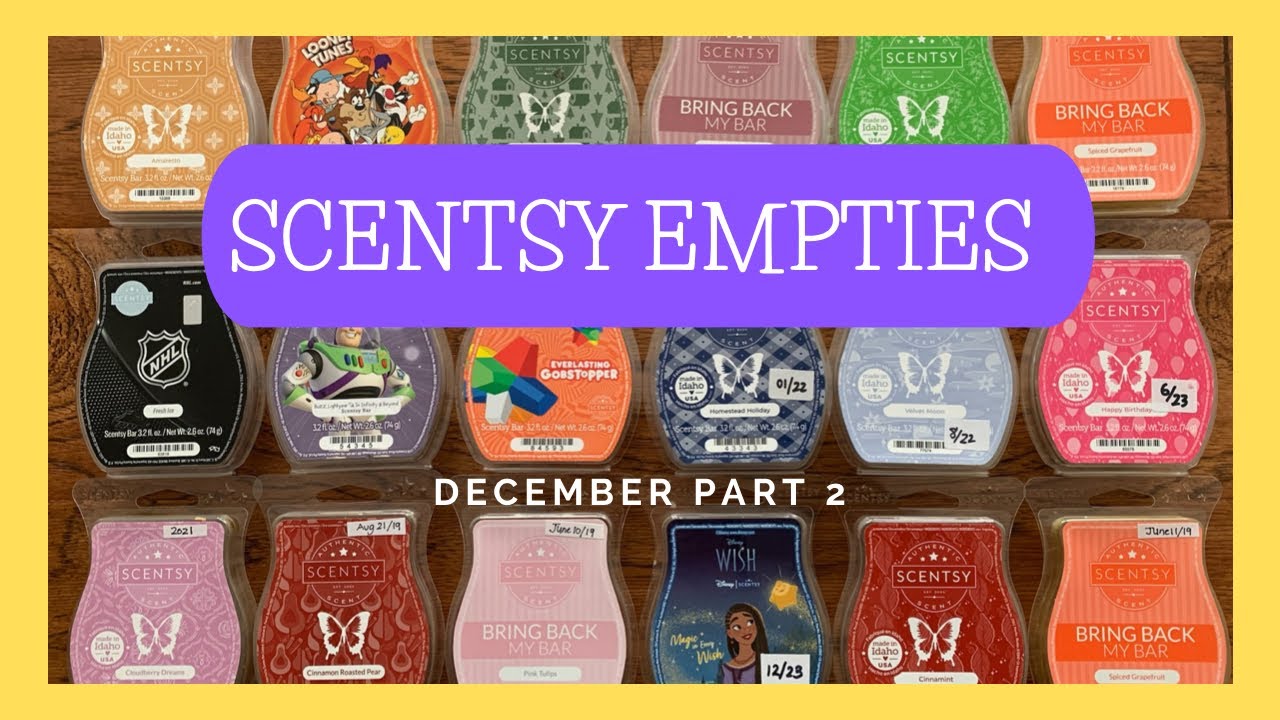 Scentsy EMPTIES 🗑️ Dec 2023 2nd Half
