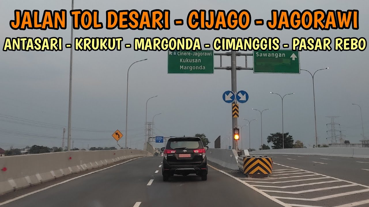 Jalan Tol Desari - Cijago - Jagorawi (Antasari - Margonda - Pasar Rebo) | Mudik Juli 2023 (5/32)