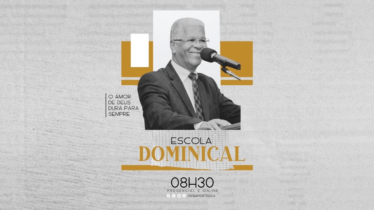 AO VIVO | 15/02/2025 | Escola Dominical | Pr. Samuel Almeida | Tupã SP