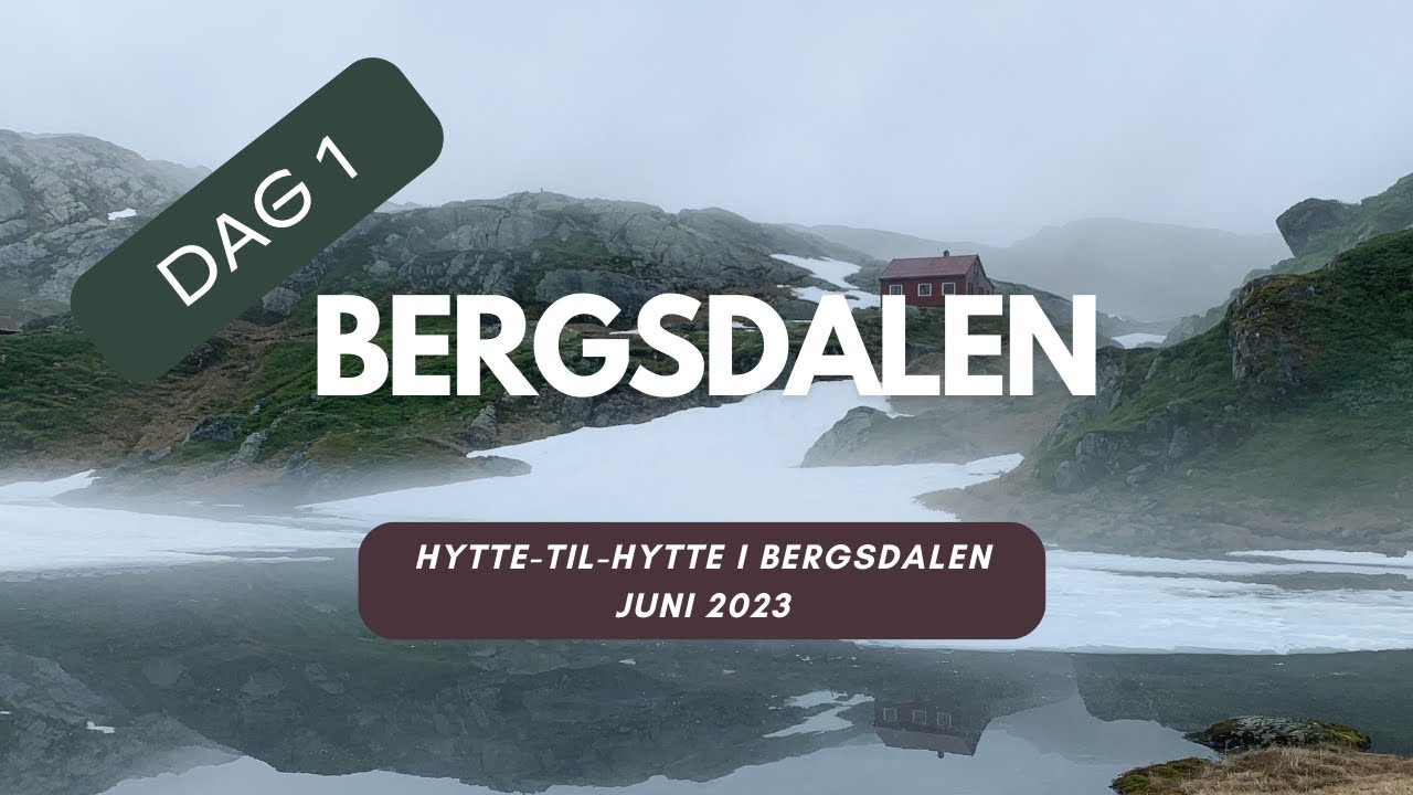 Tester nytt utstyr i skodde og regn |Bergsdalen 2023 - dag 1