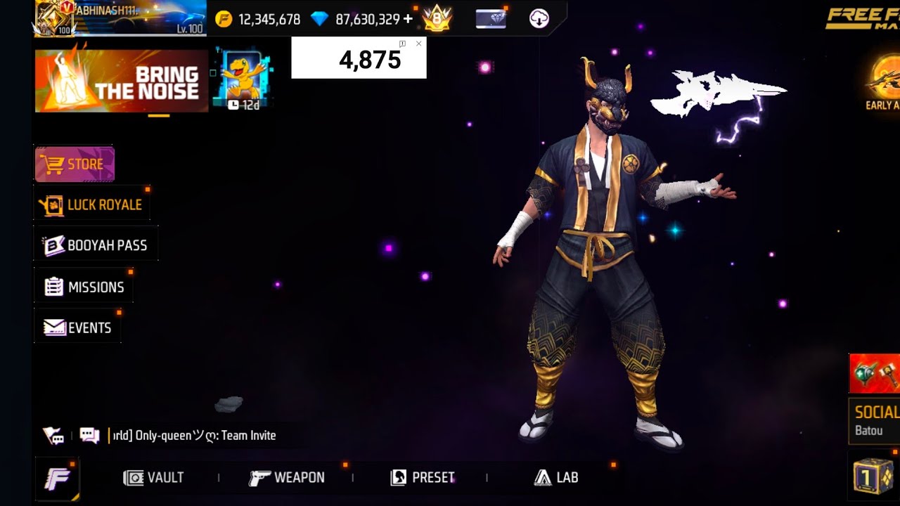 free fire live bundle gift🎁🎁💎💎