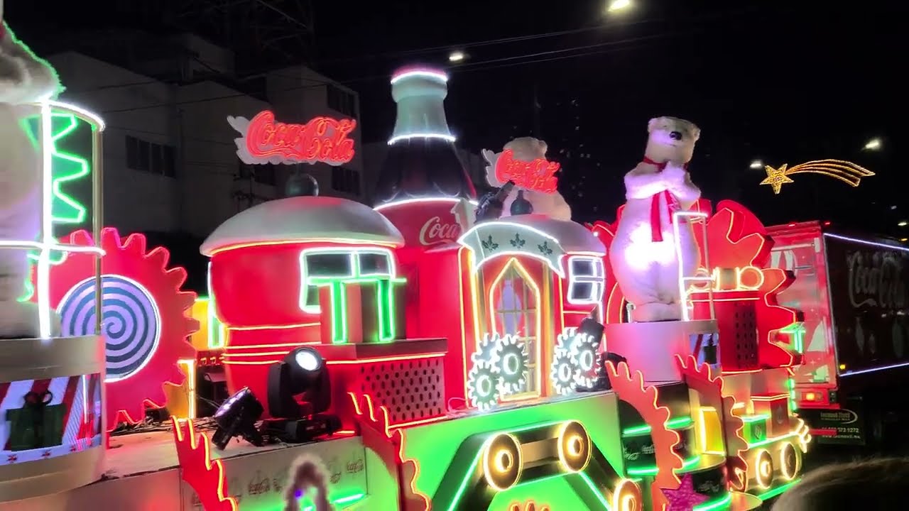 Caravana navideña Coca-Cola 2024 | León, Guanajuato