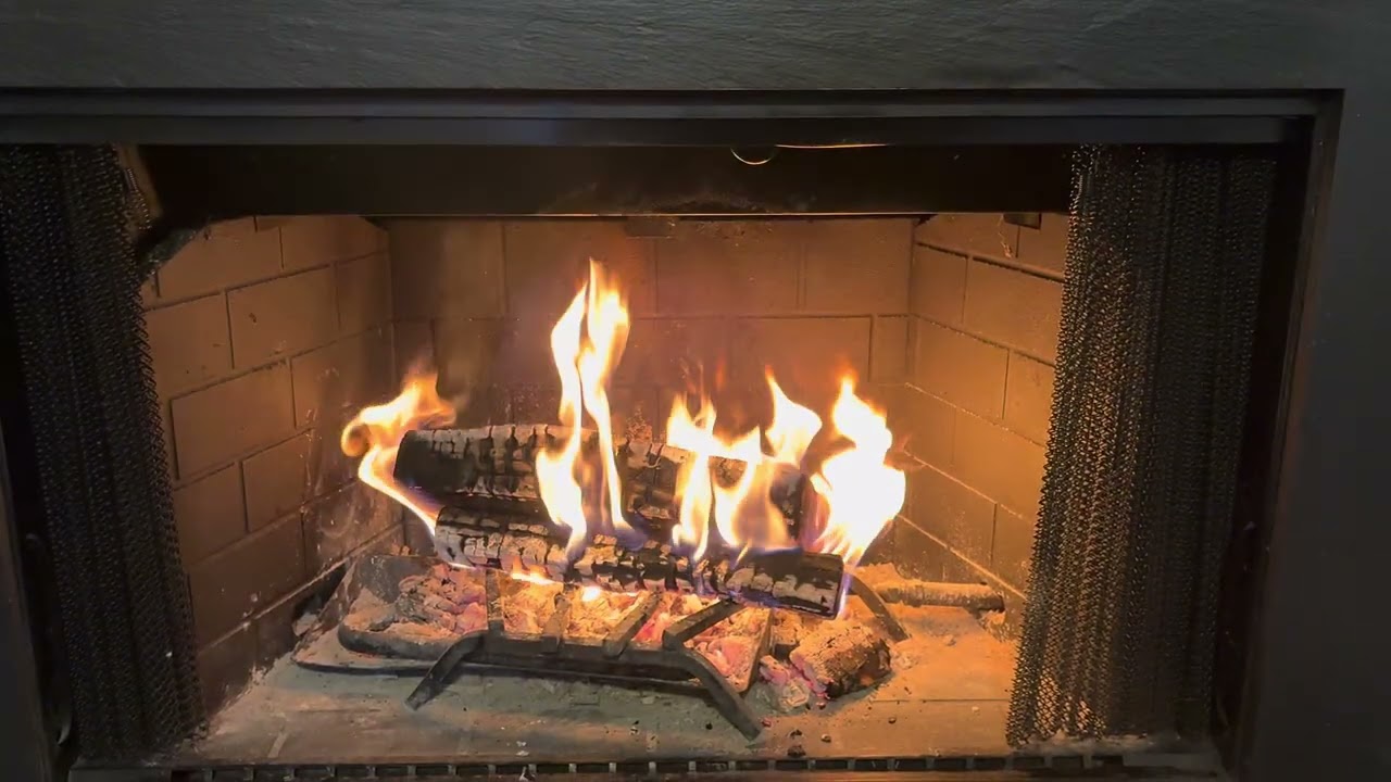 Cozy Winter Fireplace – Brought to You by Chosen Party Rentals ❄️🔥 ✅