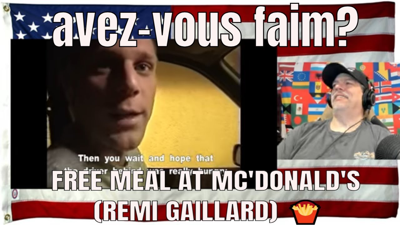 FREE MEAL AT MC'DONALD'S (REMI GAILLARD) 🍟 - REACTION
