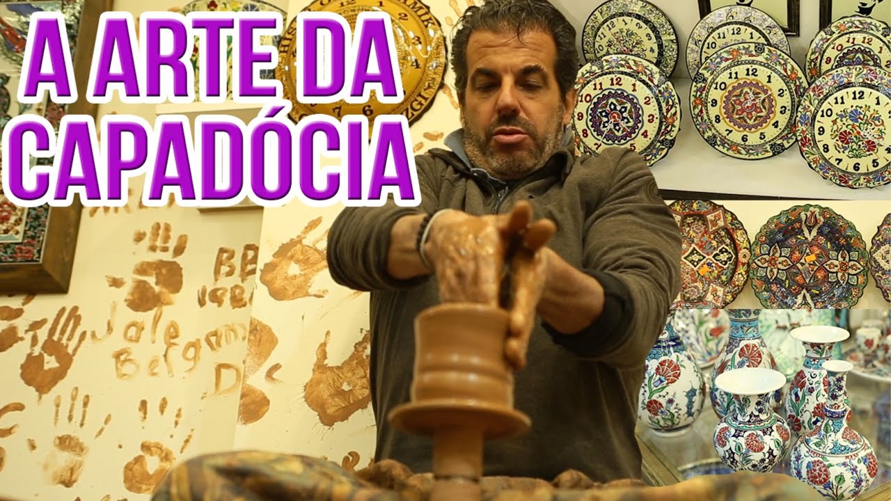 Uma aula de cerâmica da Capadócia, na Turquia