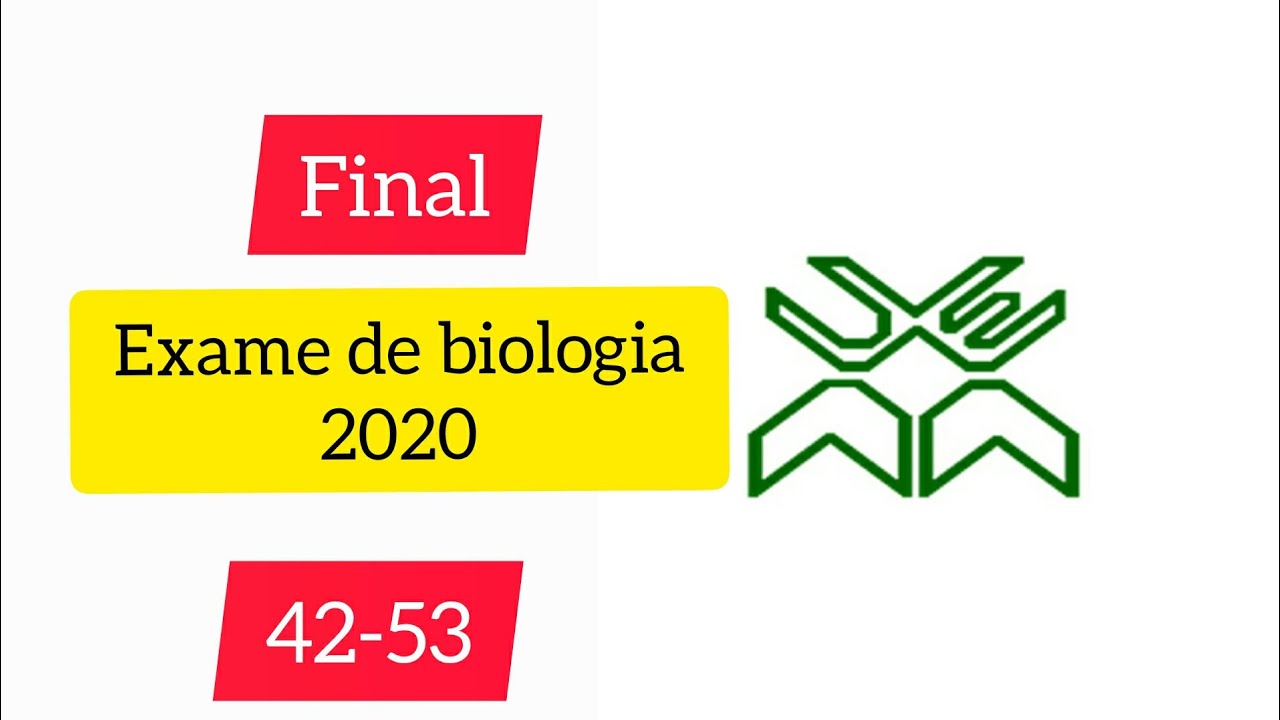 Exame de biologia UEM  2020 part 4
