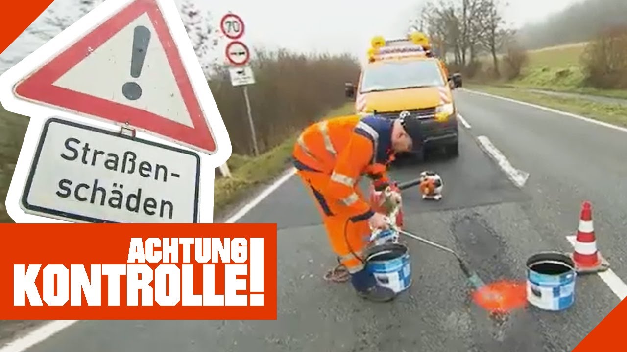 🔥Mit Flammenwerfer und Co. gegen Winterschäden im Asphalt! | 1/2 | Kabel Eins | Achtung Kontrolle
