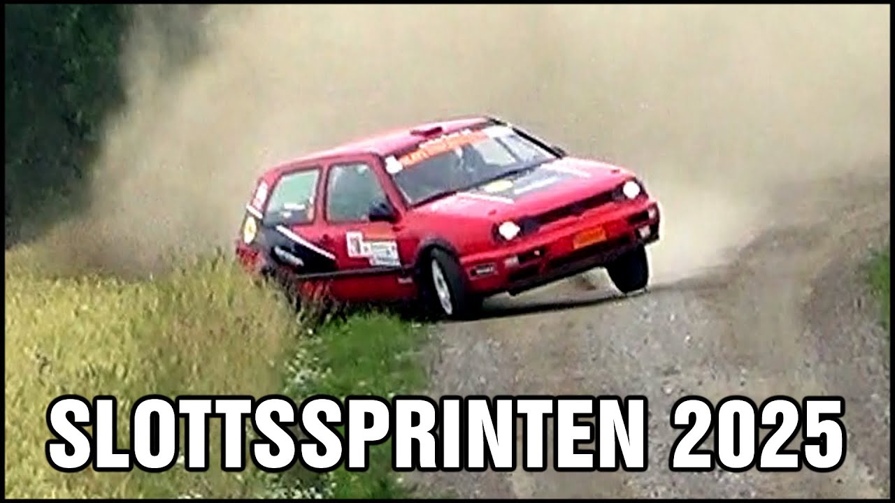 Slottssprinten 2025 - Avåkningar, Kriser & Häftig Bilåka!