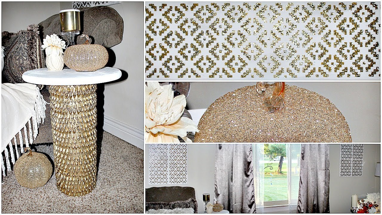 Dollar Tree Glam Living Room Diys & Style