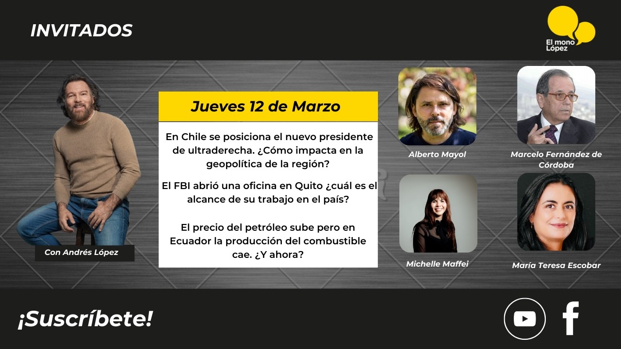 AML: Michelle Maffei, Alberto Mayol, Marcelo Fernández de Córdoba, María Teresa Escobar