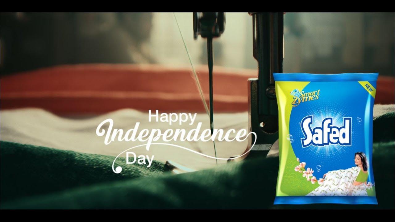 Safed Detergent - Independence Day जब दिल में हो सफेद,तो सारे जहाँ से अच्छा देश #IndependenceDay