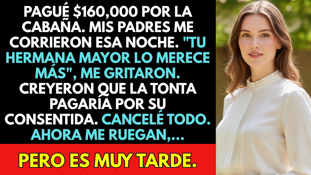 Pagué $160,000, Mis Padres Me Corrieron Esa Noche: 