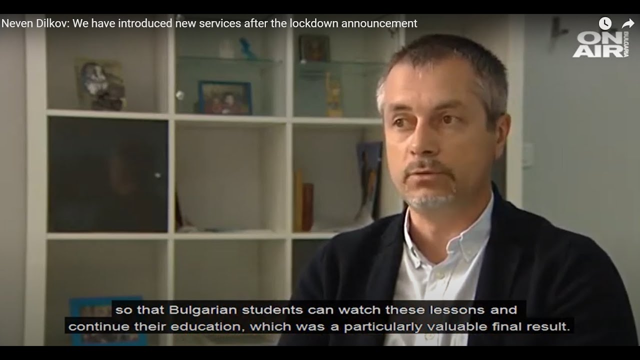 Neven Dilkov: We have introduced new services after the lockdown announcement