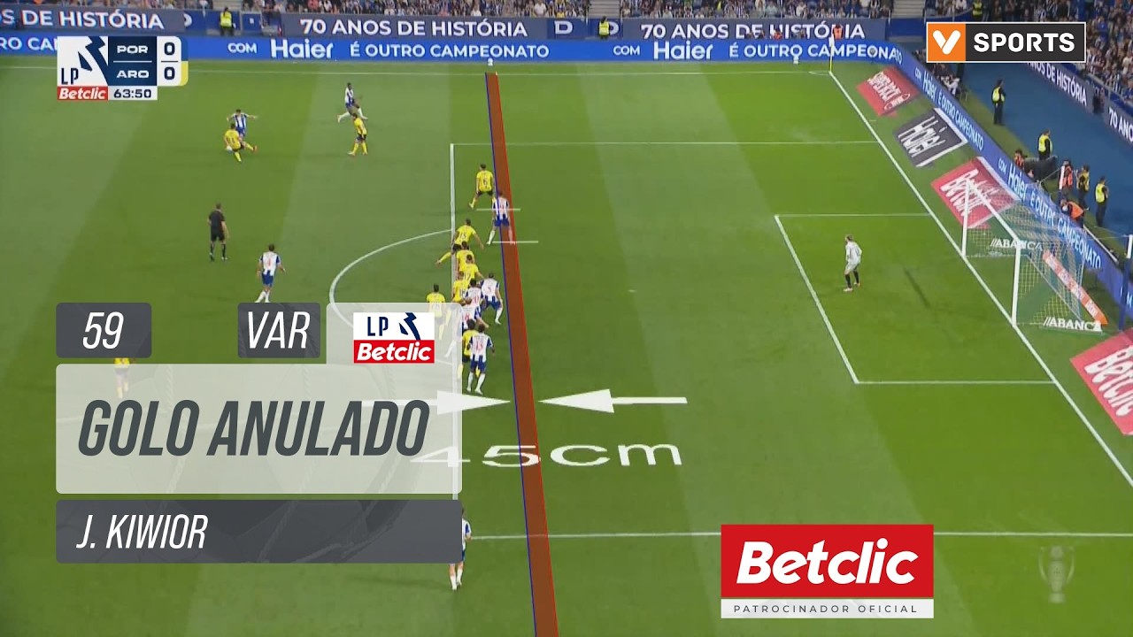 FC Porto, Golo Anulado, J. Kiwior (VAR), 59m | FC Porto - Arouca (Liga 26/27 #3)