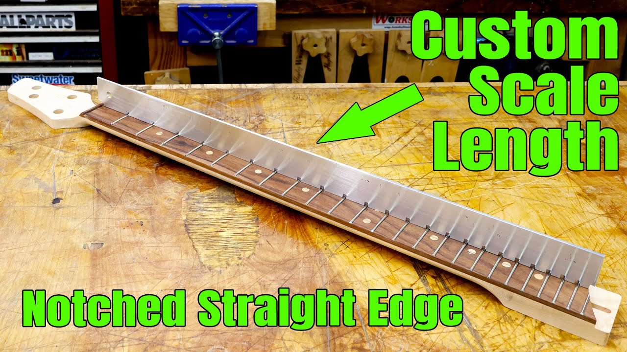 Make a Custom Scale Length Notched Straightedge | Homemade Guitar Tools