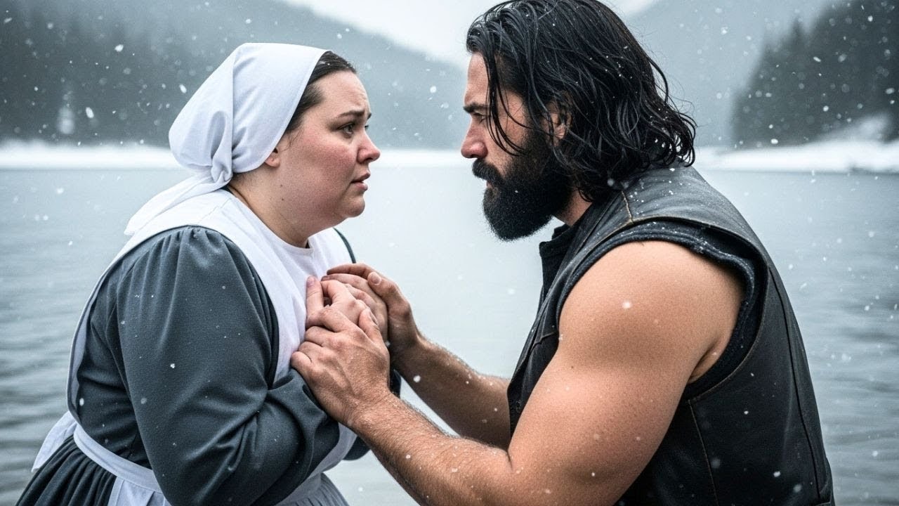 A noiva Amish disse: 'Sou grande demais para você.' O caubói virgem sussurrou: 'Você é perfeita