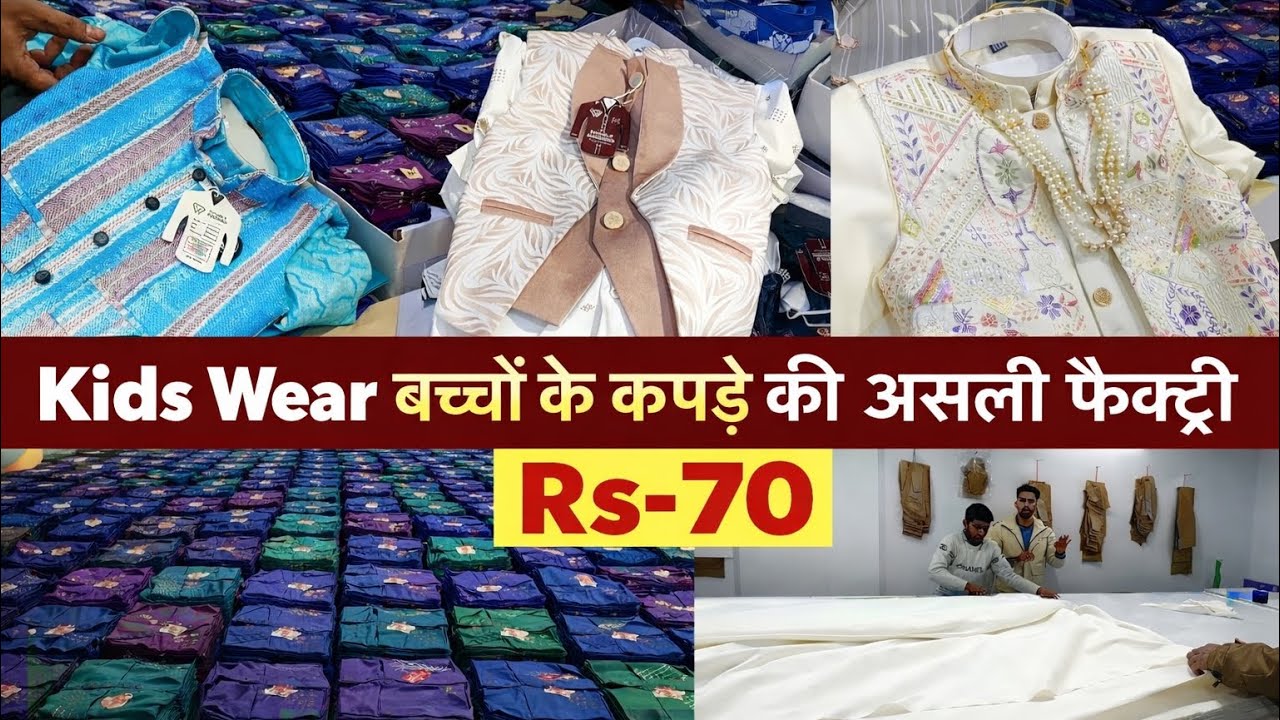 Kids Wear बच्चों के कपड़े Branded वाले सीधा असली फैक्ट्री से ! Kids Wear Manufacturer Baba Suit 