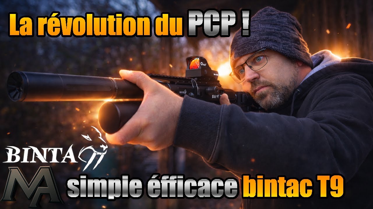 êtes vous prêts ? Bintac T9 semi-auto cal.9mm ça envoi du très lourd