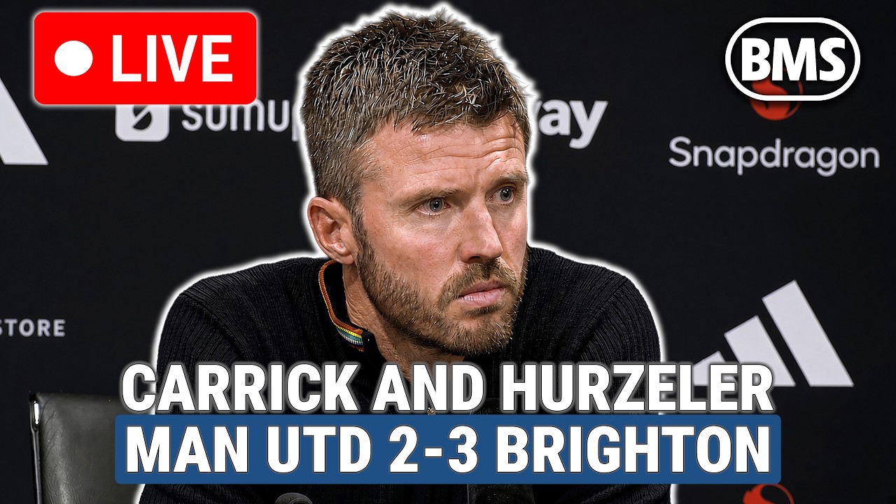 🔴 LIVE | Michael Carrick and Fabian Hurzeler | Man Utd 2-3 Brighton | Carabao Cup