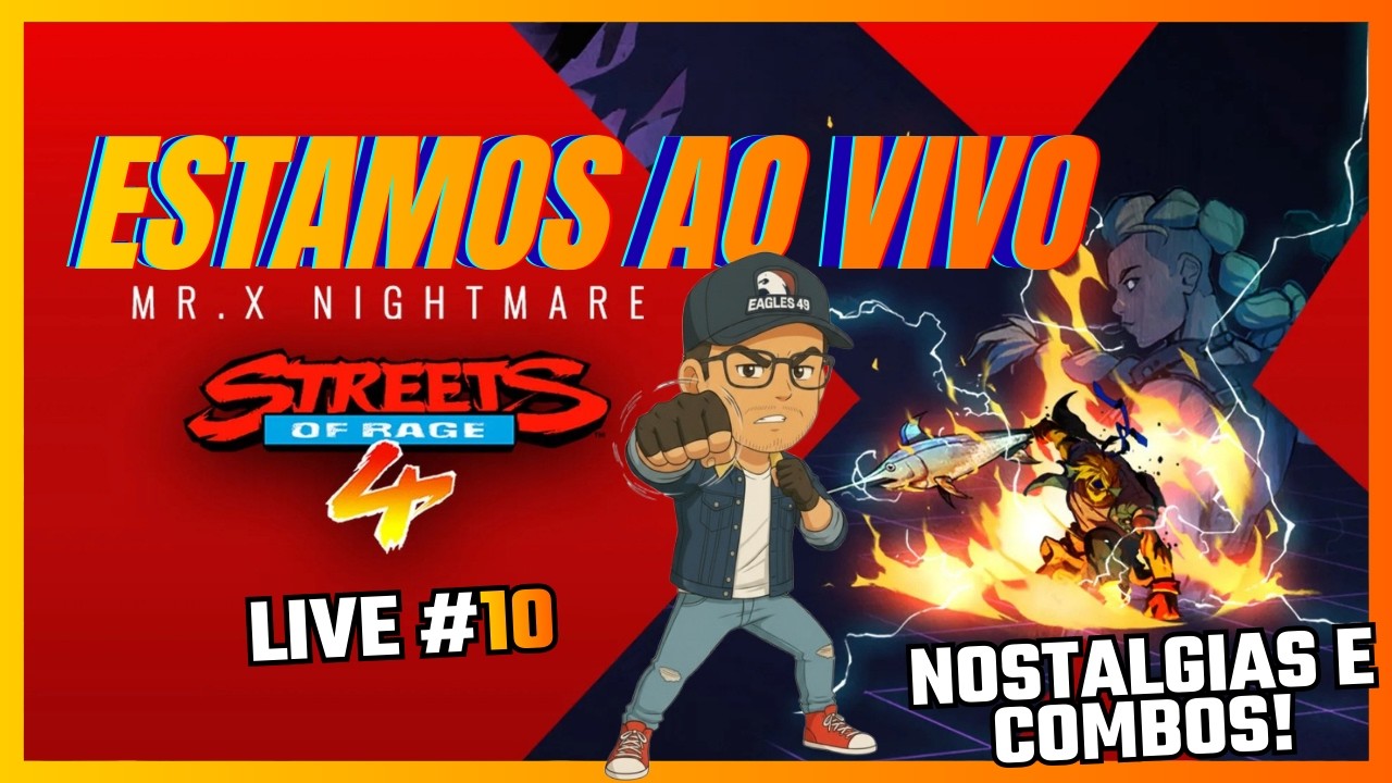 O RETORNO DOS REIS DA RUA! | Streets of Rage 4  Mr. X Nightmare (Gameplay Comentada) #10